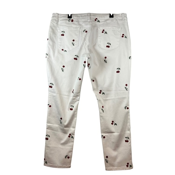 NWT Laurie Felt Silky Ankle Skinny, Vital Stretch Technology, Cherries, Size XL - Picture 2 of 10